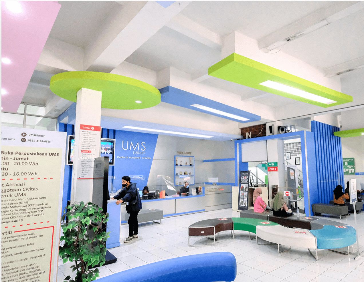Ruang Perpustakaan Program Studi Bisnis Digital
